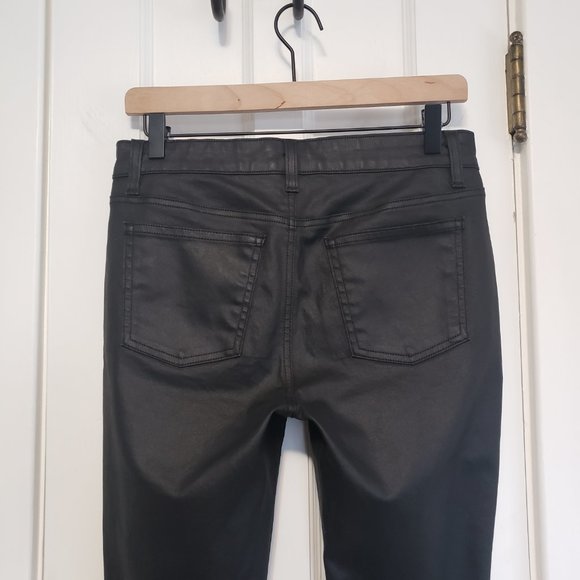 Eileen Fisher Witchy Goth Coated Skinny Jeans - Picture 6 of 7